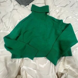 Zara Green Turtle Neck Sweater